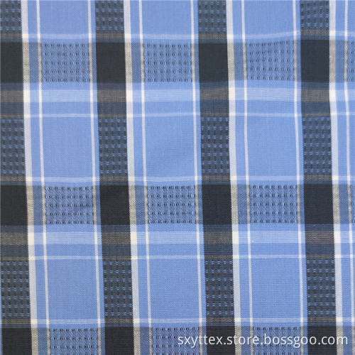 Shirt Use Check Fabric Yarn Dyed